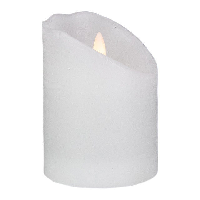LED Flameless Candle Battery Operated White 4"