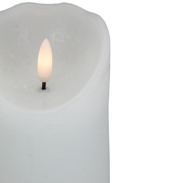 LED Flameless Candle Battery Operated White 4&quot;