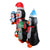 Christmas Yard 5' Lighted Black and Orange Inflatable Penguin Family Art Decor