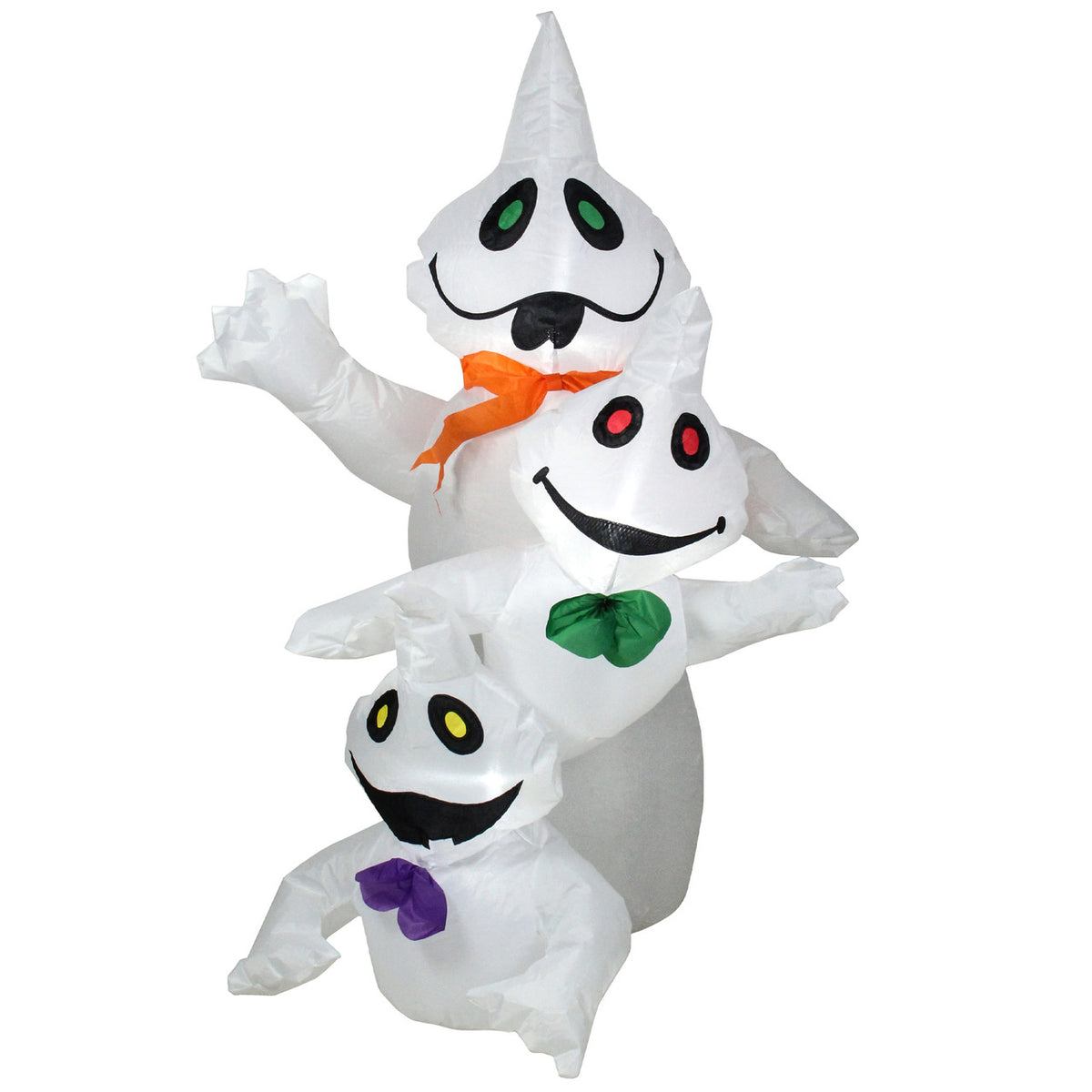 Halloween Inflatable 3.5&#39; Spooky Ghost Trio Town Lighted Decoration