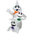 Halloween Inflatable 3.5' Spooky Ghost Trio Town Lighted Decoration