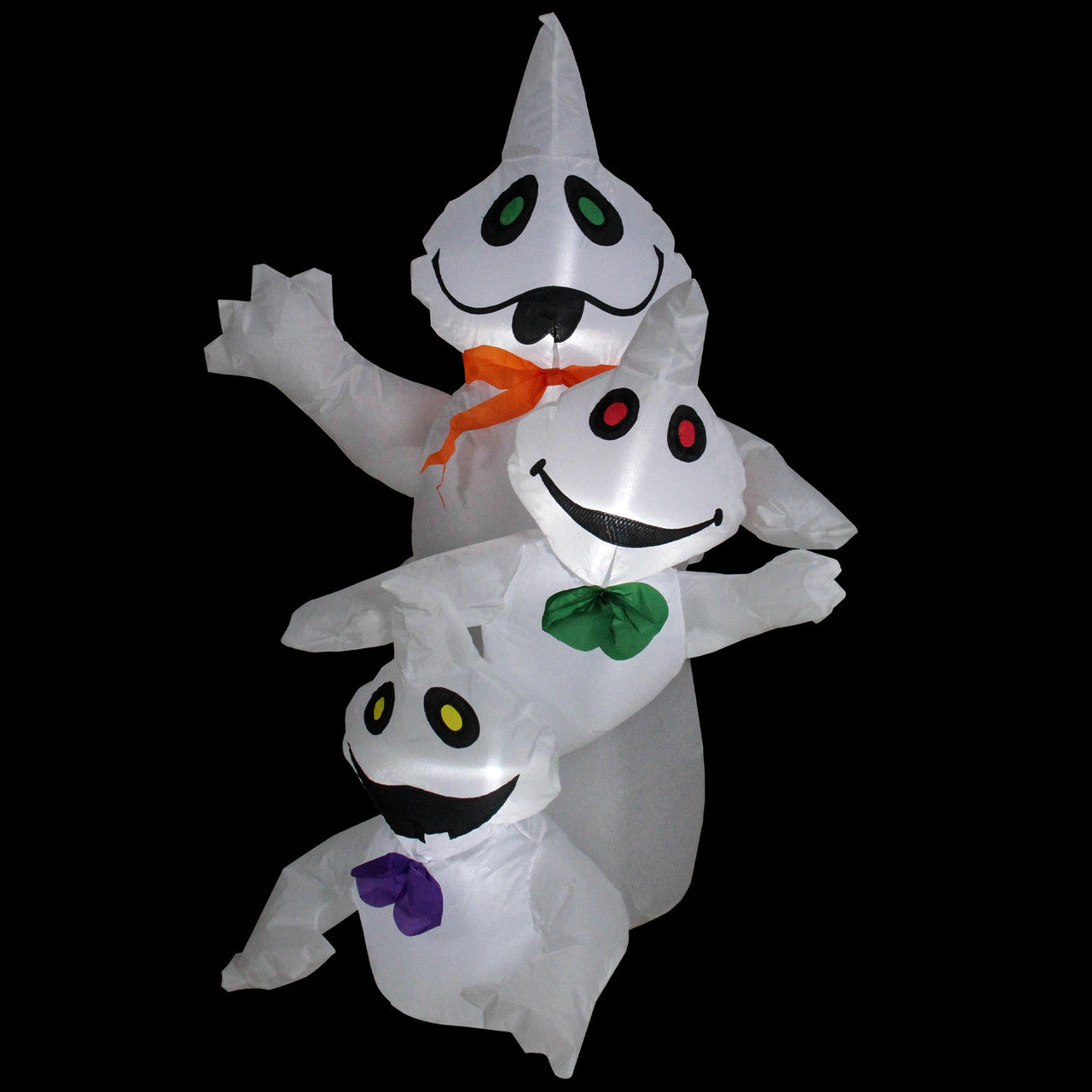 Halloween Inflatable 3.5' Spooky Ghost Trio Town Lighted Decoration