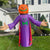 Inflatable 8' Lighted Jack-O-Lantern Grim Reaper Outdoor Halloween Decoration