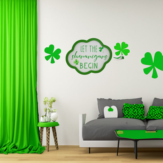 Irish Wall Decor Let the Shenanigans Begin 14" for St. Patricks Day