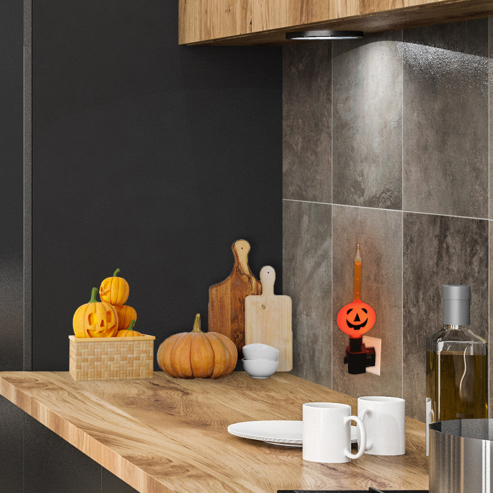 Spooky Halloween Jack-O&#39;-Lantern Bubble Night Light