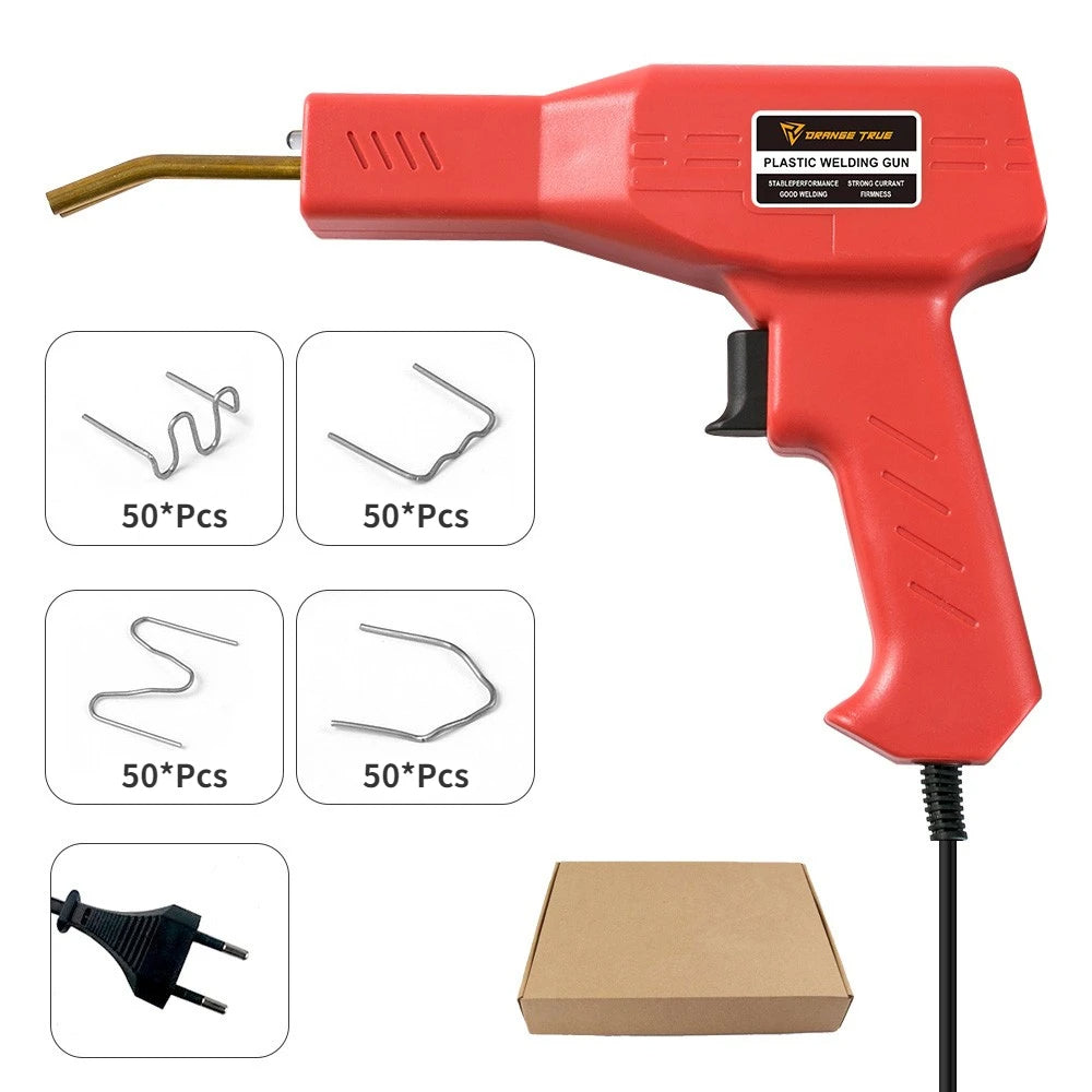 Professional Plastic Welding Tool for Home Use (Red)