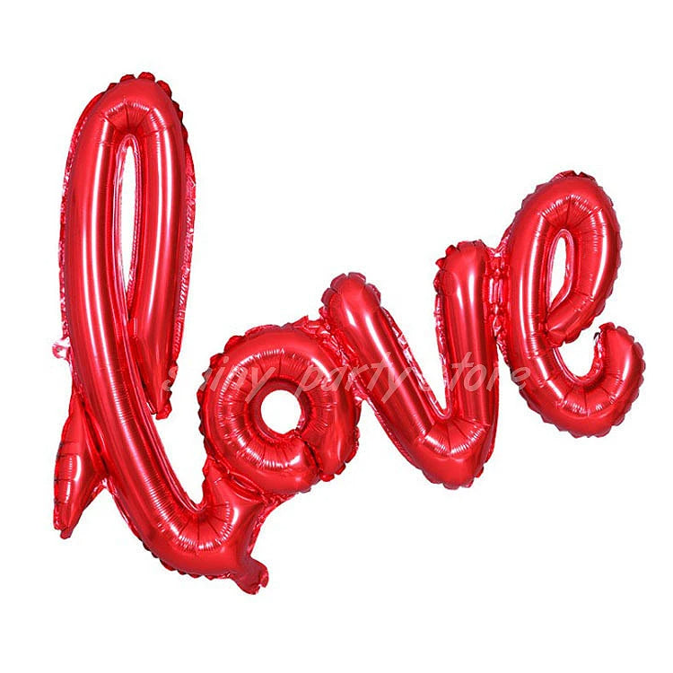 Red Love Letter Foil Balloon 73CM for Valentines Birthday Party Decoration