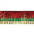 Christmas Fringe Party Streamer 15" x 10' (Red and Green)