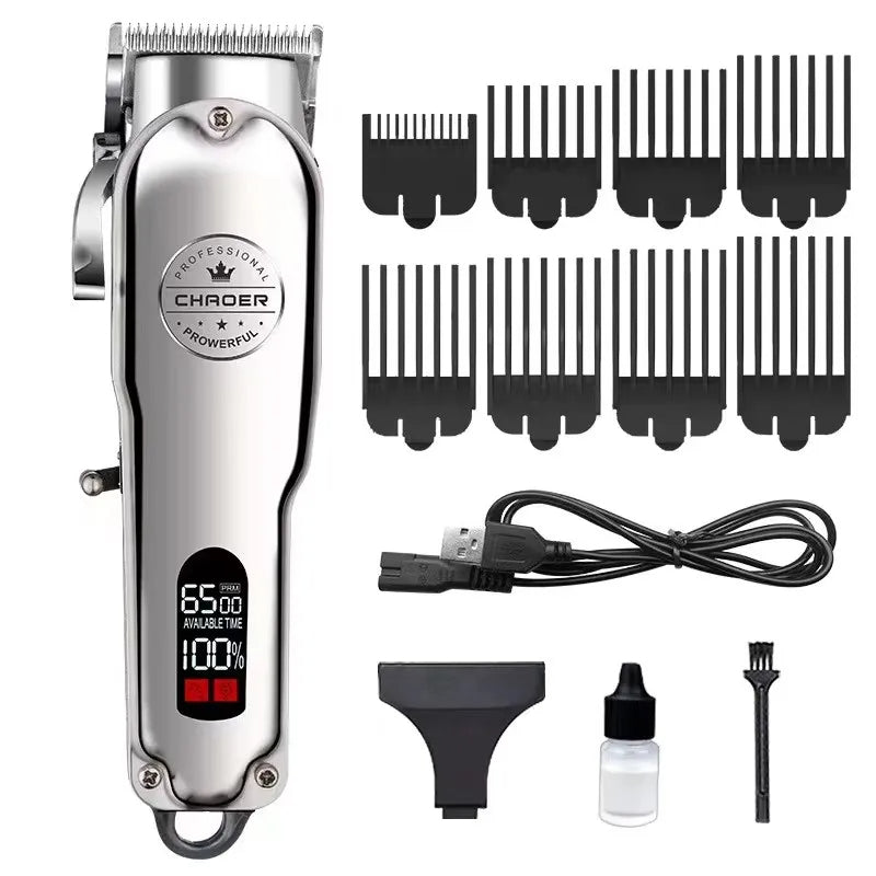 Professional Dog Hair Clipper All Metal Rechargeable Pet Trimmer