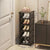 Multiple Layers Shoe Organizer 6-Layer Space Saving Rack (Black)