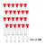 Heart Shape Valentines Day Candy Tubes Set of 24