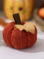 1PC Knitted Pumpkin Ornament for Thanksgiving (Small, Orange)