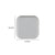 Self-Adhesive Door Pad Wall Protector 1 Piece for Noise Reduction (Square, Gray)