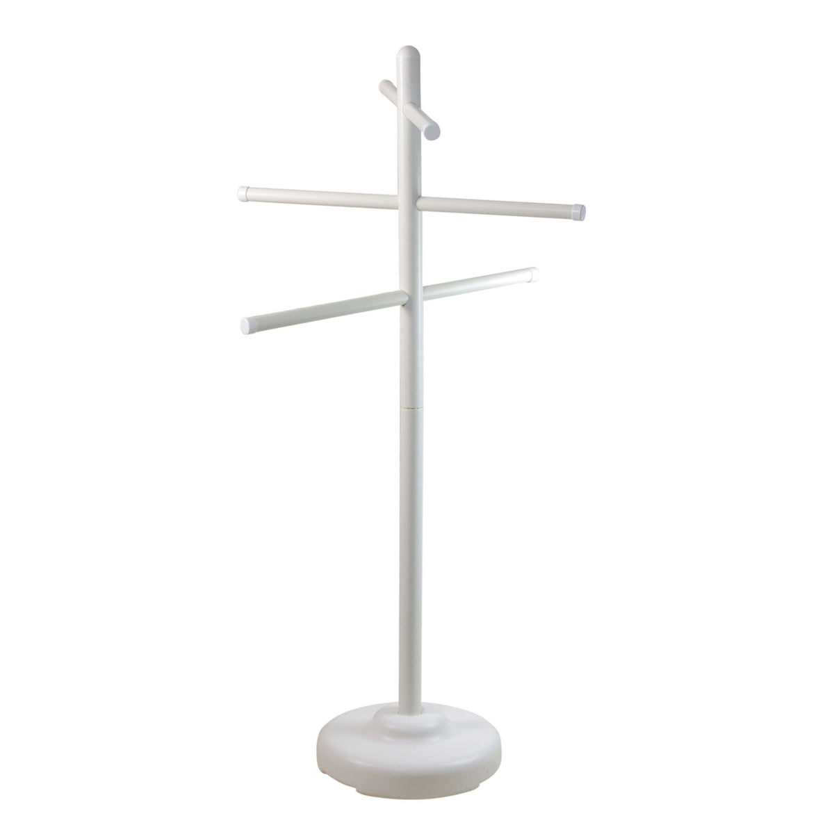 Swimming Pool Towel Rack Poolside Organizer 51&quot; (White)