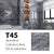 10PCS Marble Floor Stickers Self Adhesive Waterproof Decor