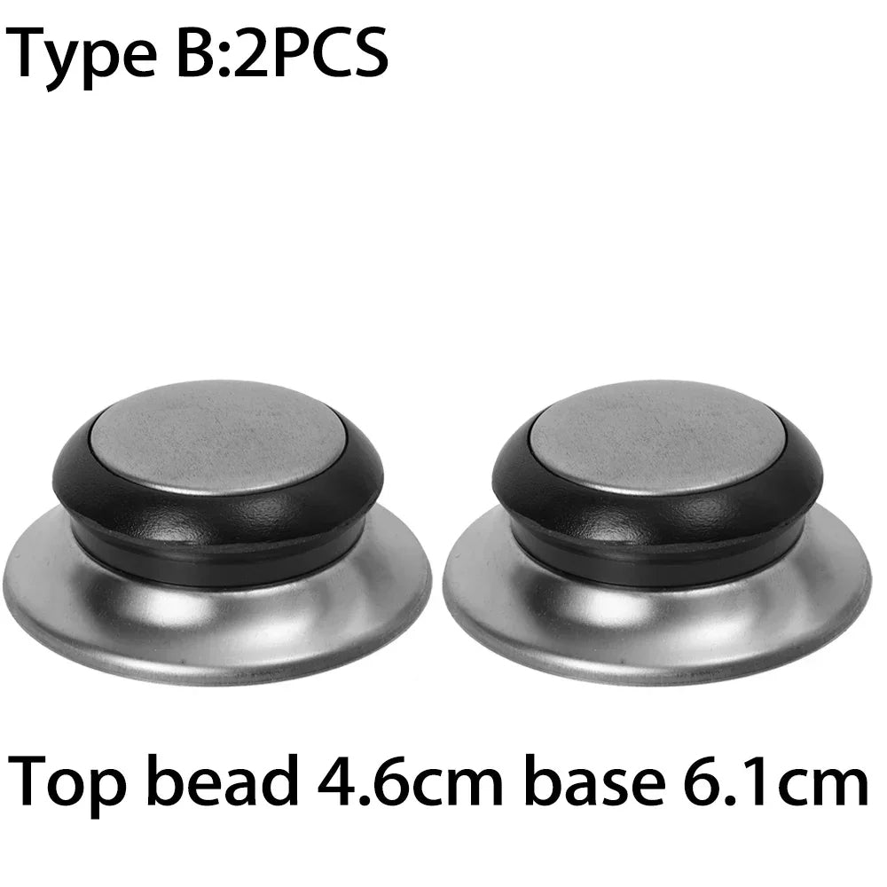 Universal Lid Handle Replacement Heat Resistant Lid Knob Cap, 2 Piece