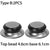 Universal Lid Handle Replacement Heat Resistant Lid Knob Cap, 2 Piece