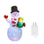 1.5M Christmas Inflatable Snowman Model With Color Rotating LED Lights (US Plug)