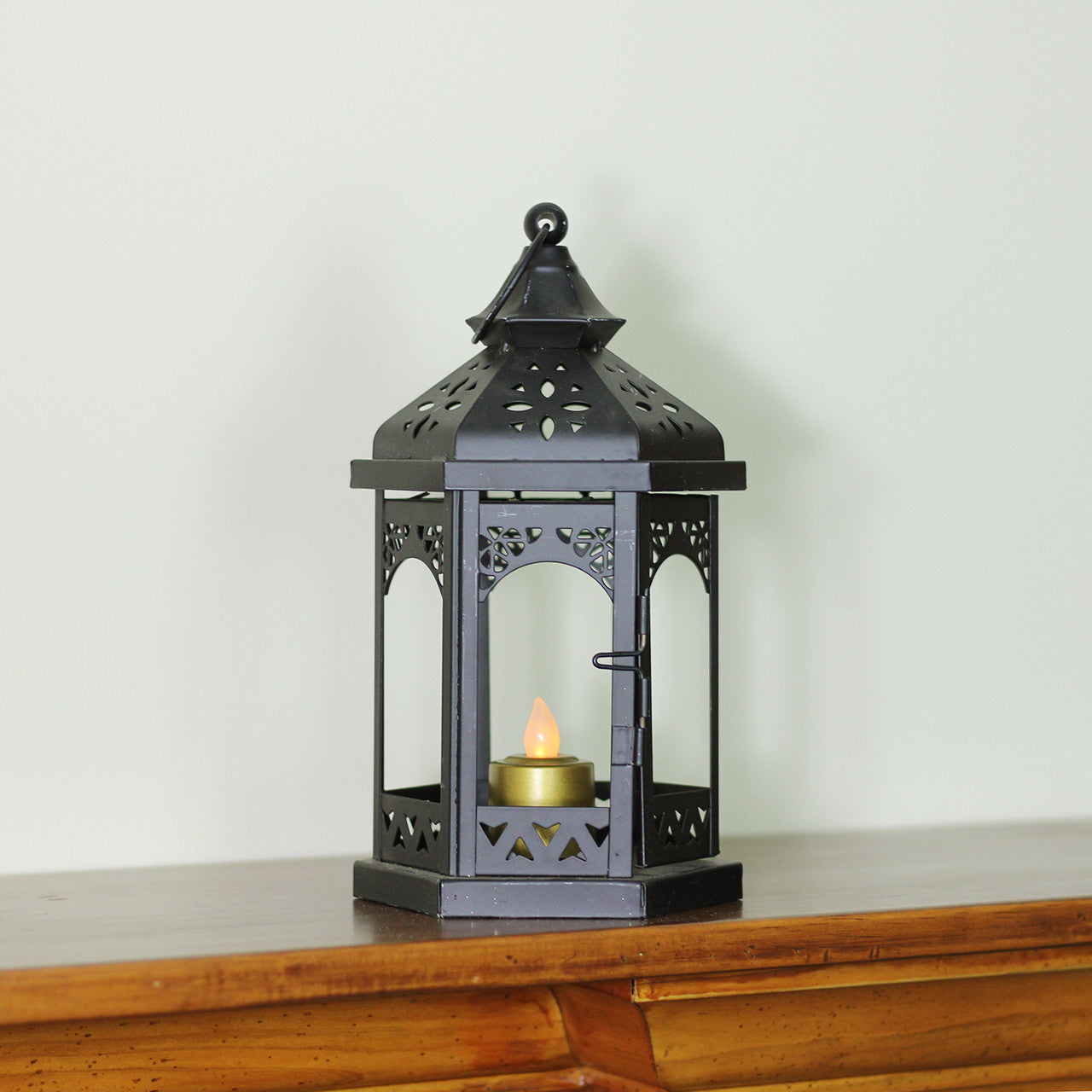 Flickering Amber Light LED Votive Candles (2 Pack) – 2.25" Gold Battery Operated Christmas Decorations