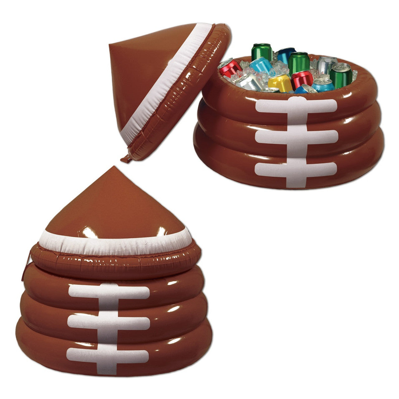 Inflatable Football Drink Cooler 26" with Lid
