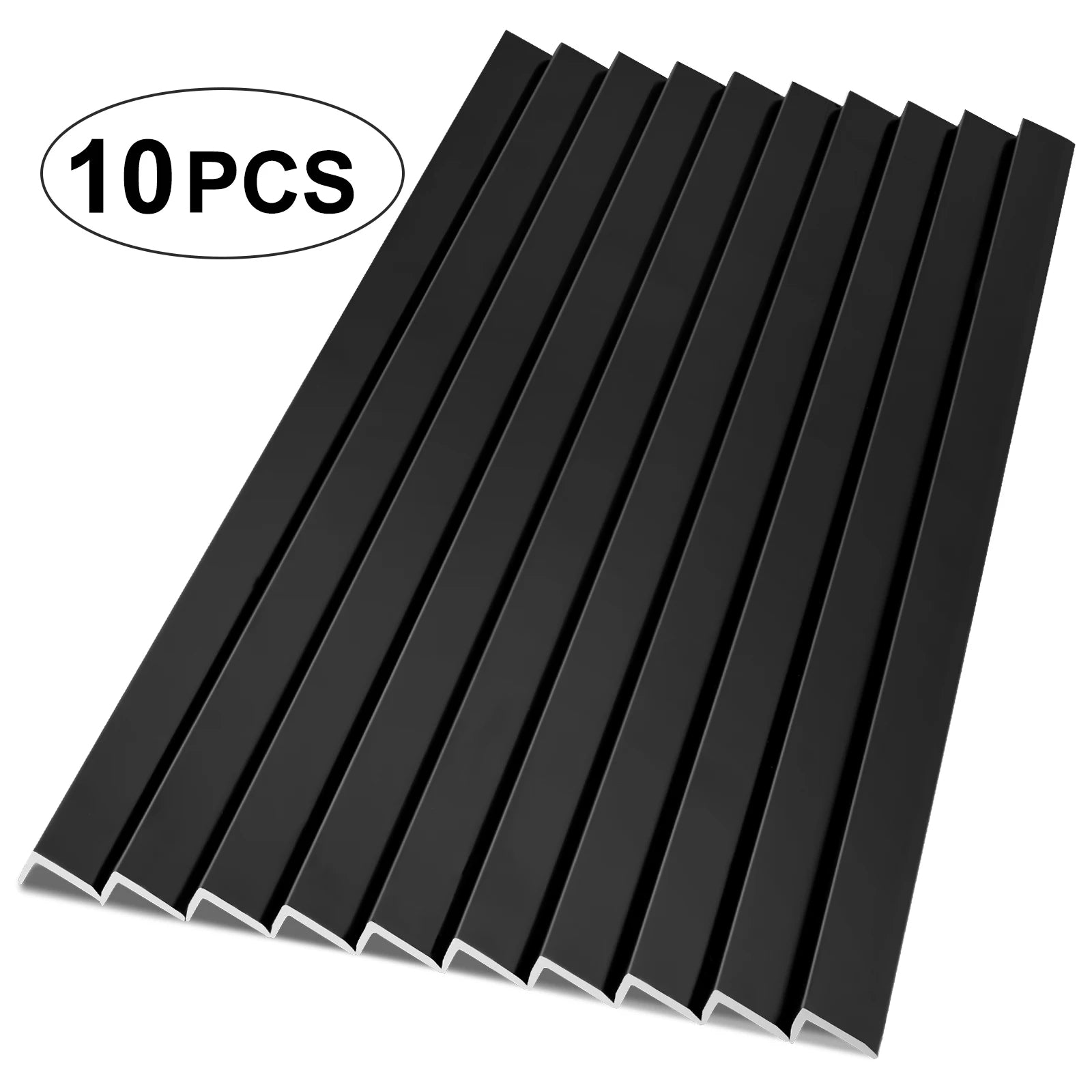 Metal Corner Strip Edge Wrapping 10 Sheets (Black)