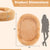 Washable Fluffy Human Dog Bed with Blanket and Pillow (Brown)