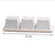 3Pcs Set Creative Keyboard Tea Cup Office Coffee Cups (White)