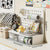 Kawaii Desk Organizer Idol Card Stand Hook Drawer (White)