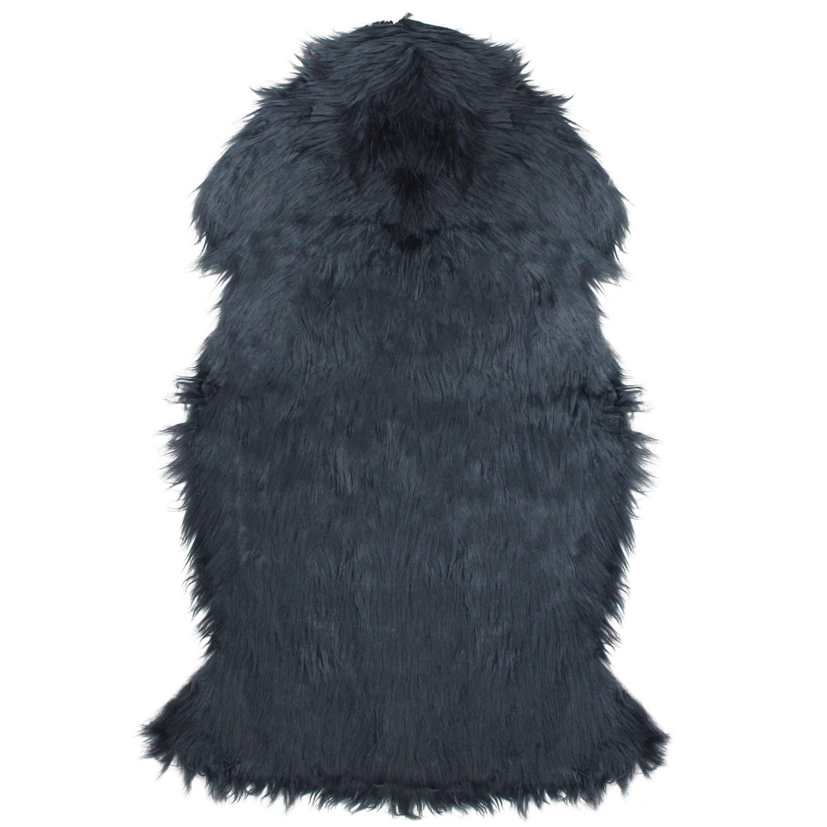 Soft Plush Pile Faux Fur Rug 2&#39;x3&#39;, Blue for Home