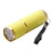 Mini Torch 9 LED Flashlight 1 Pack with Lanyard Outdoor Camping Light (Yellow)