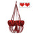 Valentines Hanging Heart Chandelier 35" for Decorations