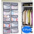 Storage Bathroom Organizer 2 Pack Over the Door Hanging Organizer (Gray)