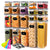 Storage Food Set Airtight Container 21 Pieces Food Canisters for Kitchen with Easy Lock Lids, Labels, Marker & Spoon Set