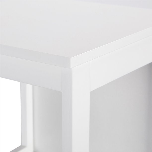 3 Tiers Cabinet Bathroom Storage Shelf with Free Standing, White