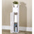 Slim Storage Bathroom Door Home Shelves Tall Toilet Organizer White