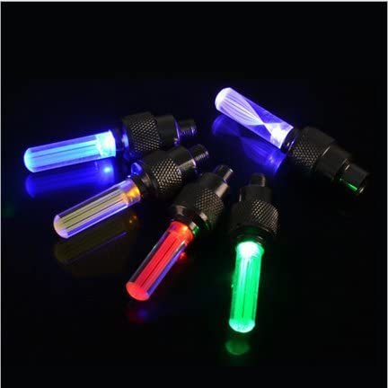 Tire Valve Stem Car Light Wheel Light for Car Bike Bicycle Motorbicycle (4 Red, 4 Yellow, 4 Blue, 4 Green, 4 Colorful)