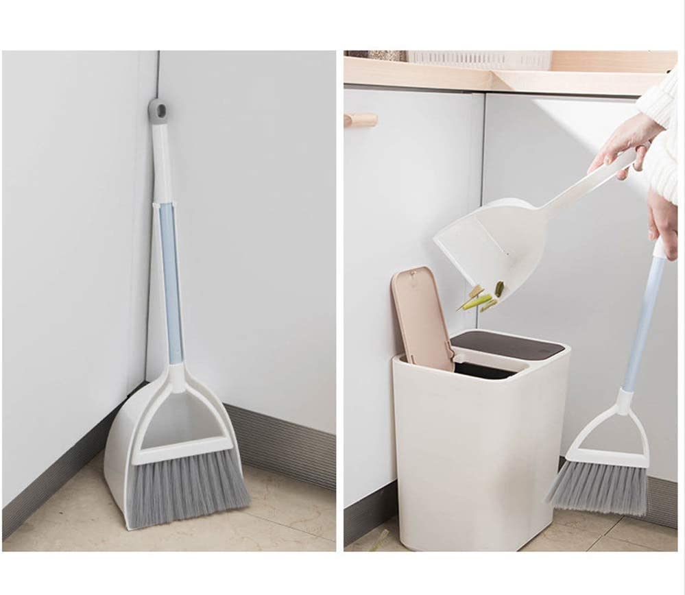 Broom Mini Set Dustpan Brush And Cleaning Small Hand Dust (White)