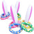 Easter Inflatable Bunny Ring Toss Games (2 Sets & 12 Rings)