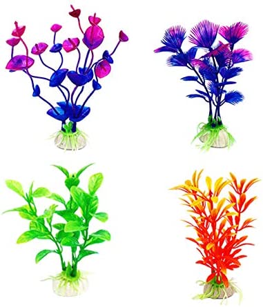 Aquarium Tank Artificial Plants, 11 Pieces Small