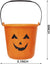 6 Pack Halloween Pumpkin Candy Bucket Trick Treat Bucket Plastic Candy Pumpkin Pails