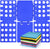 Folding Board Folding Board Folder, Blue, 27.16"x22.44"