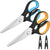 Kitchen Scissors Shears Stainless Heavy Duty 9" Heavy Duty Dishwasher Safe Food Scissors