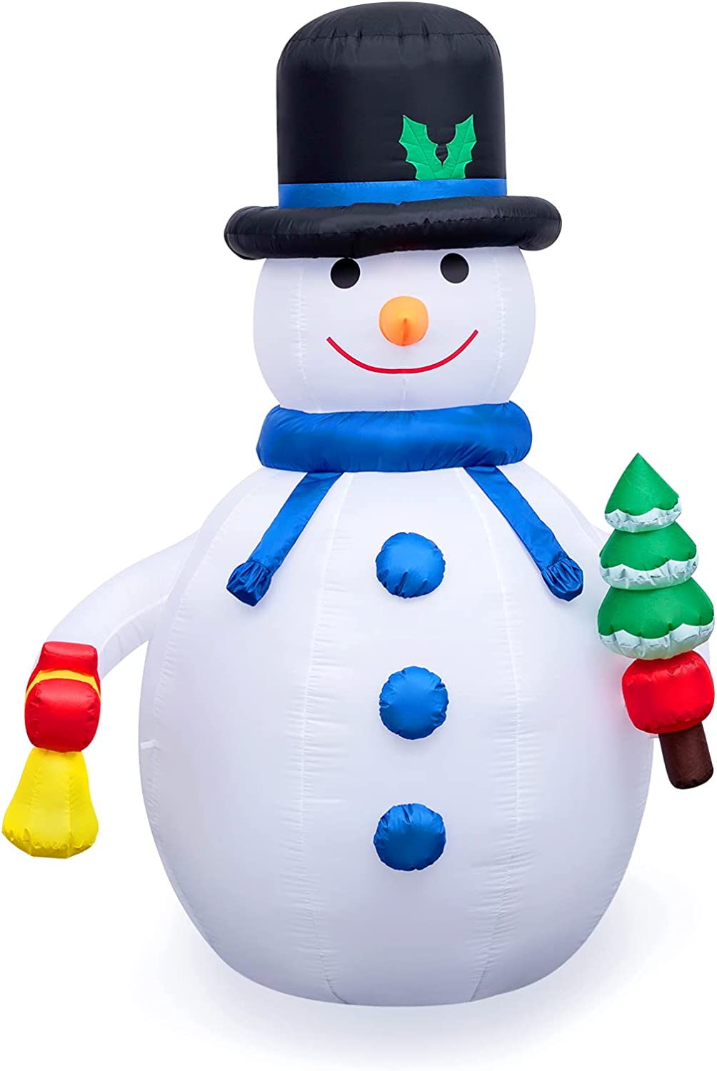 6.13 FT Christmas Snowman Decorations Outdoor Inflatables Blow Up Inflatable for your Yard