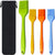 4 Pack Brush Silicone Basting Pastry Baking Kitchen Oil Bbq Set Cooking Heat Resistant Handle