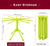 Plastic Foldable Collapsible Spaghetti Drying Rack Pasta Hanging Stand Dryer with 10 Arms