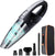 Car Vacuum Cleaner Rechargeable Cordless Handheld Duster Home 120w with 3500Pa Strong Suction, Lightweight Wet & Dry Vacuum for Car