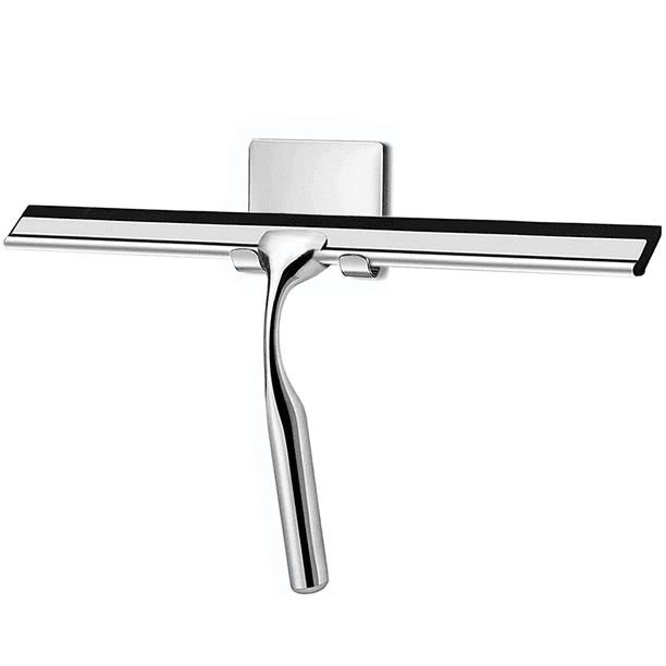 Shower Stainless Steel All-Purpose Doors Glass Squeegee, for Bathroom Shower Car Window 10" Inches