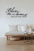 BLESS THIS HOME AND ALL WHO ENTER - Wall Decal Home Sticker Room Wallpaper Mural Art Vinyl Bedroom