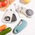 Kitchen Set Gadget Cooking Tools Gadgets, Set of 5, Cheese Grater, Bottle Opener, Fruit/Vegetable Peeler, Pizza Cutter, Garlic/Ginger Grinder (Blue)