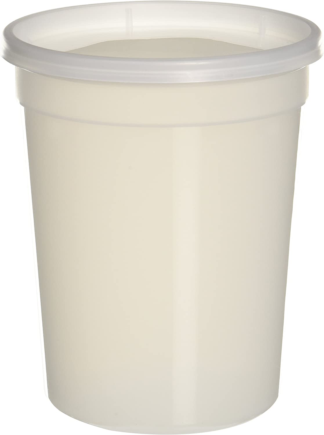 Containers Food Deli Storage 32-Ounce Reditainer 24-Pack Lids